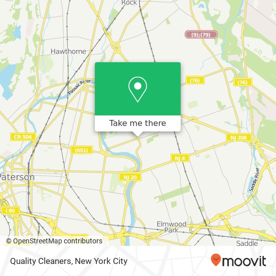 Quality Cleaners map