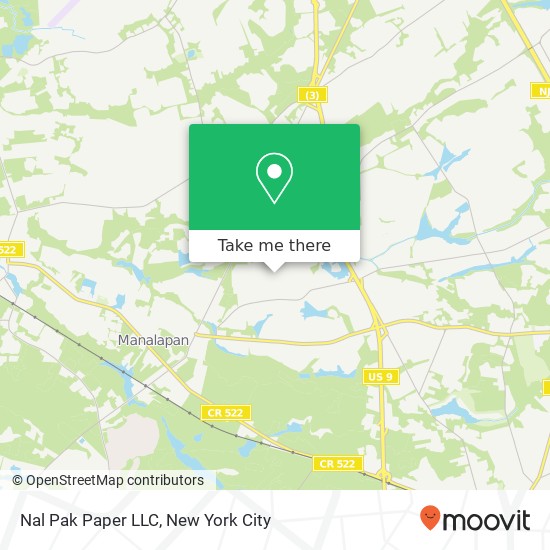 Nal Pak Paper LLC map