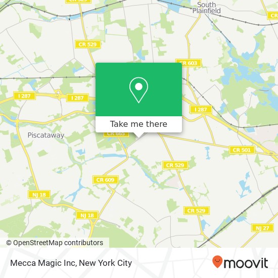 Mecca Magic Inc map