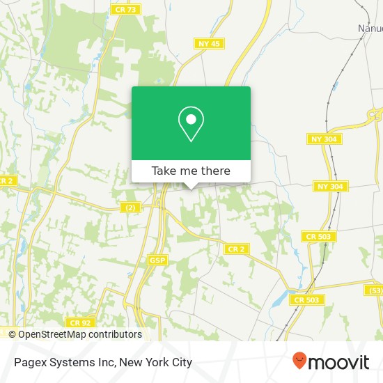 Mapa de Pagex Systems Inc