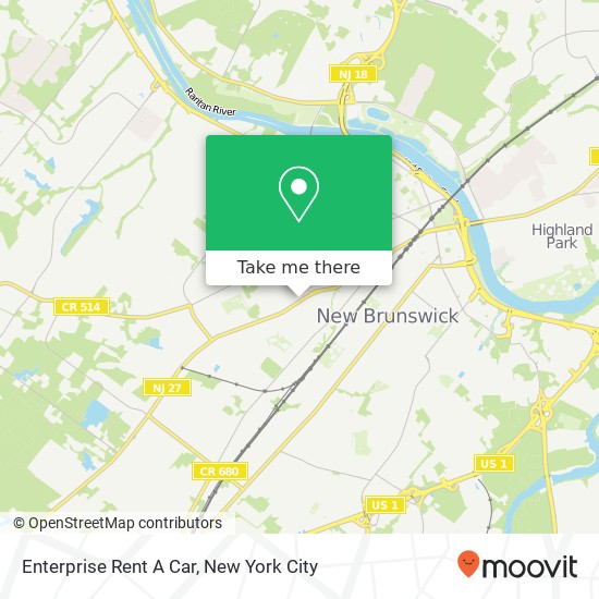 Mapa de Enterprise Rent A Car