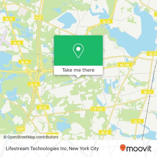 Lifestream Technologies Inc map