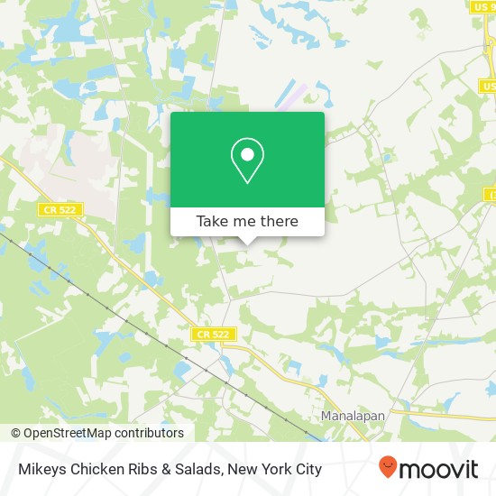 Mikeys Chicken Ribs & Salads map
