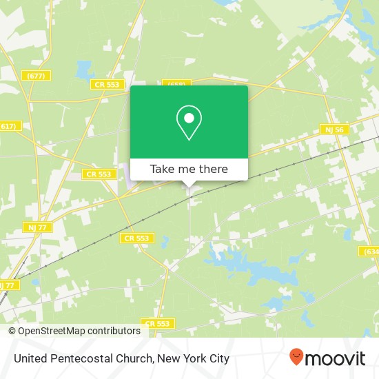 Mapa de United Pentecostal Church