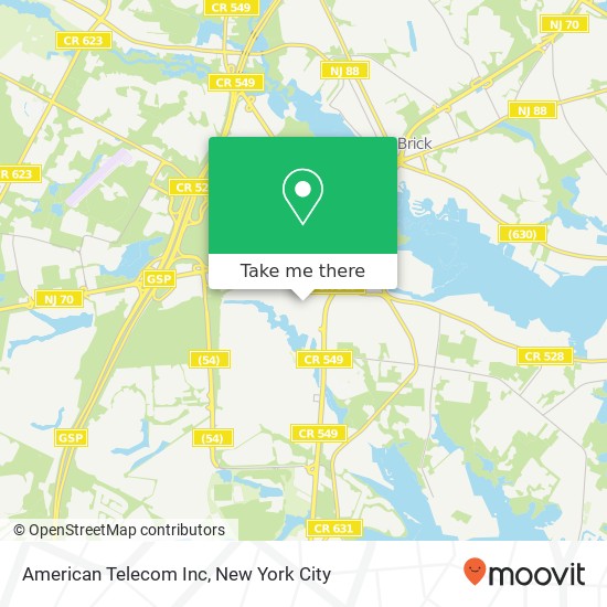 Mapa de American Telecom Inc