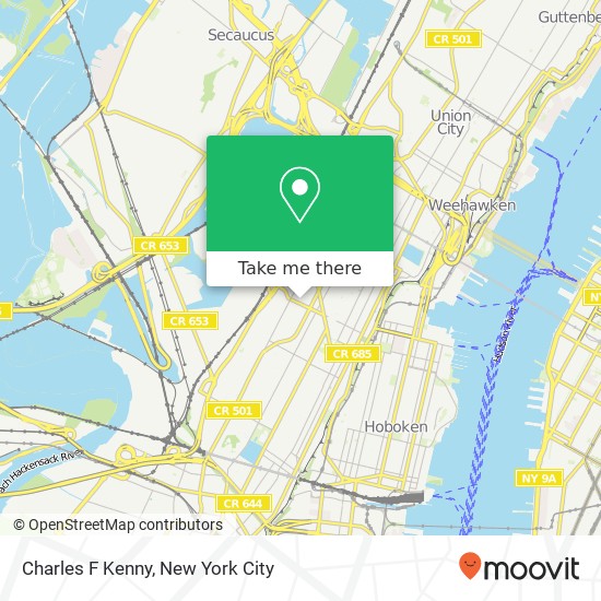 Charles F Kenny map