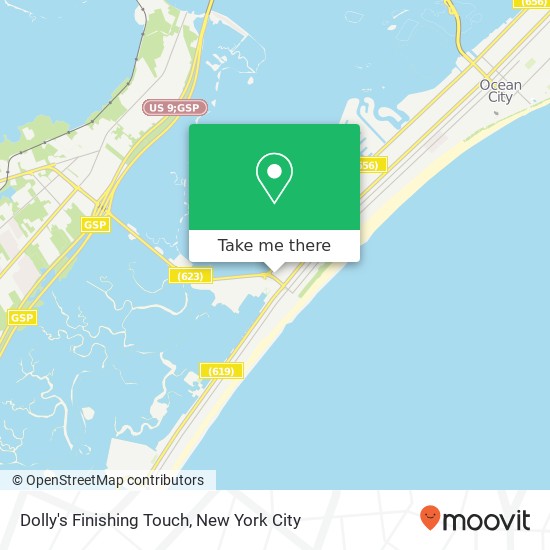 Dolly's Finishing Touch map