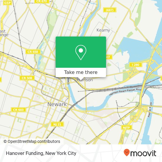 Mapa de Hanover Funding