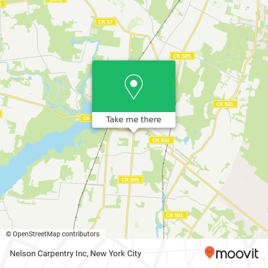 Nelson Carpentry Inc map