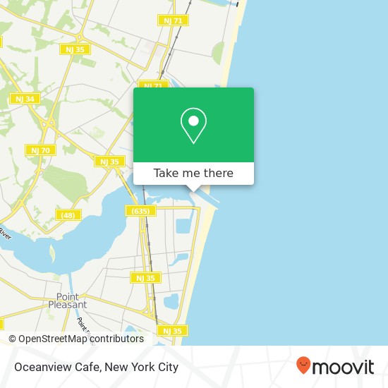 Mapa de Oceanview Cafe