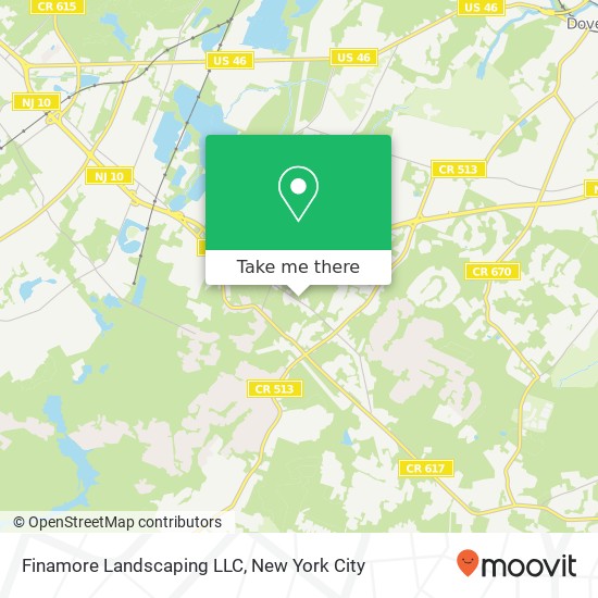 Finamore Landscaping LLC map