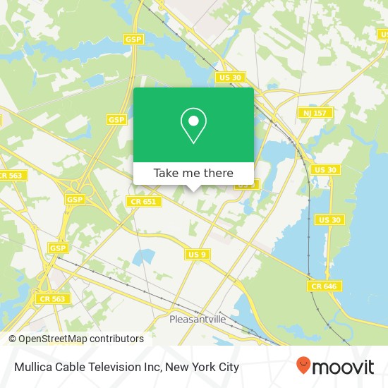 Mullica Cable Television Inc map