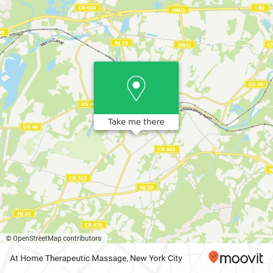 Mapa de At Home Therapeutic Massage