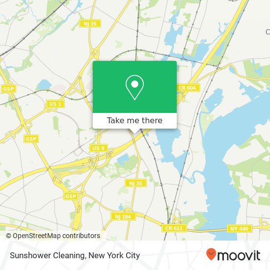 Mapa de Sunshower Cleaning