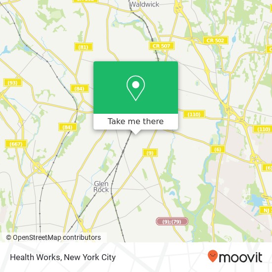 Health Works map