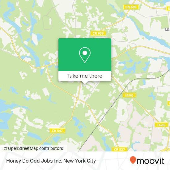 Honey Do Odd Jobs Inc map