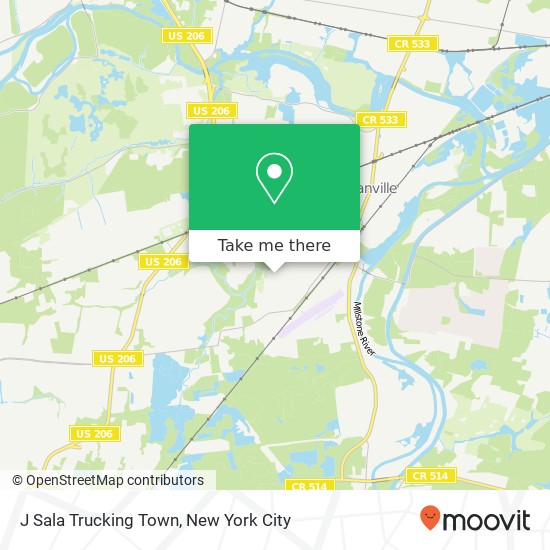 J Sala Trucking Town map