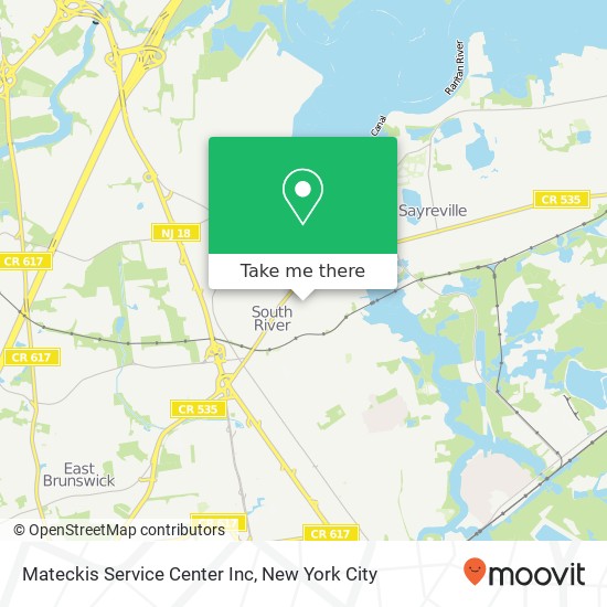Mapa de Mateckis Service Center Inc