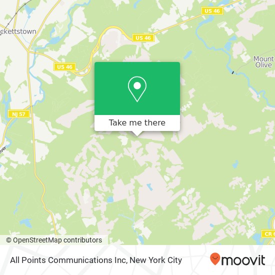 Mapa de All Points Communications Inc