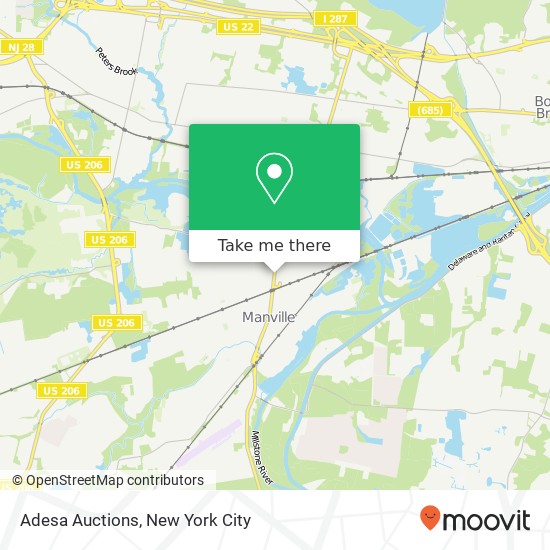 Adesa Auctions map