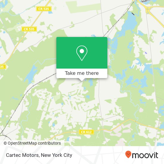 Cartec Motors map