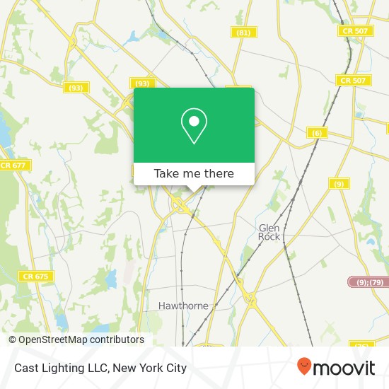 Mapa de Cast Lighting LLC