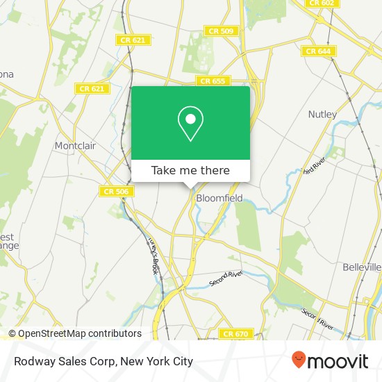 Mapa de Rodway Sales Corp