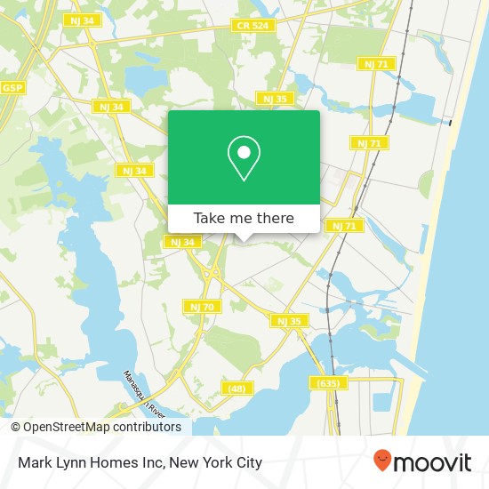 Mark Lynn Homes Inc map