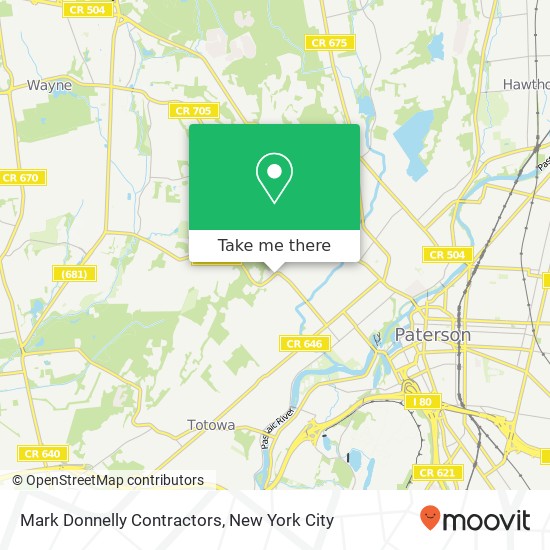 Mark Donnelly Contractors map