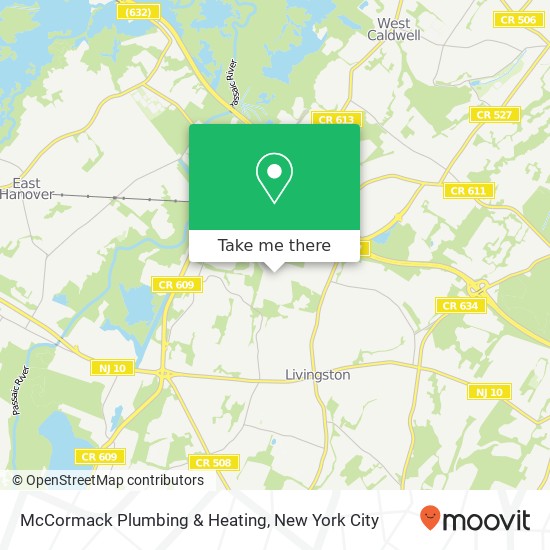 Mapa de McCormack Plumbing & Heating