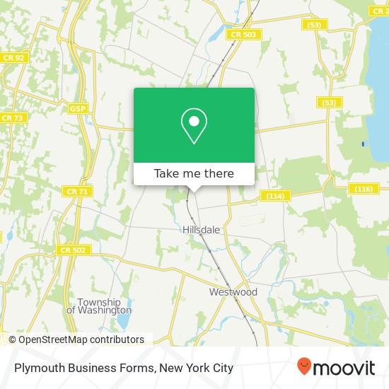 Mapa de Plymouth Business Forms