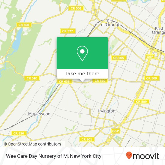 Mapa de Wee Care Day Nursery of M