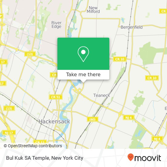 Mapa de Bul Kuk SA Temple