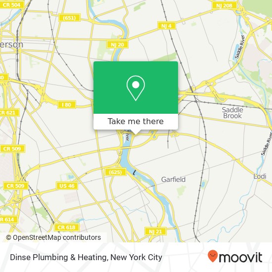 Dinse Plumbing & Heating map
