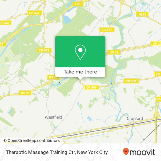 Mapa de Theraptic Massage Training Ctr