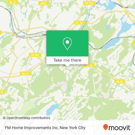 FM Home Improvements Inc map