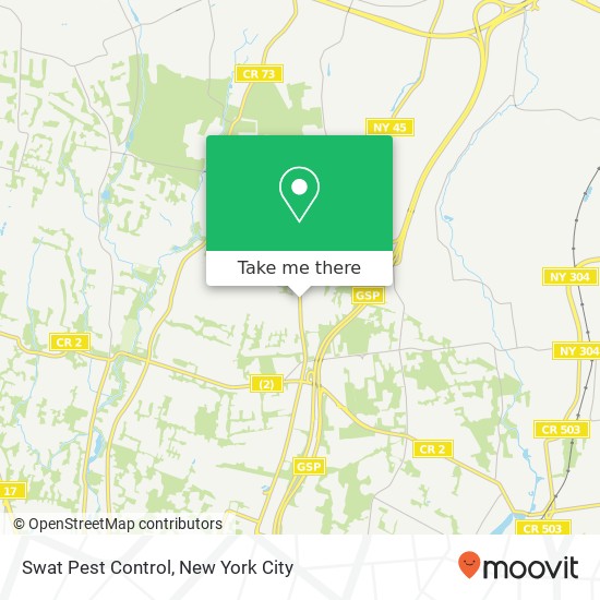 Mapa de Swat Pest Control