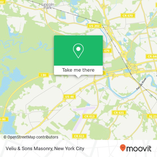 Mapa de Veliu & Sons Masonry