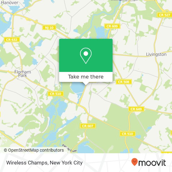 Wireless Champs map
