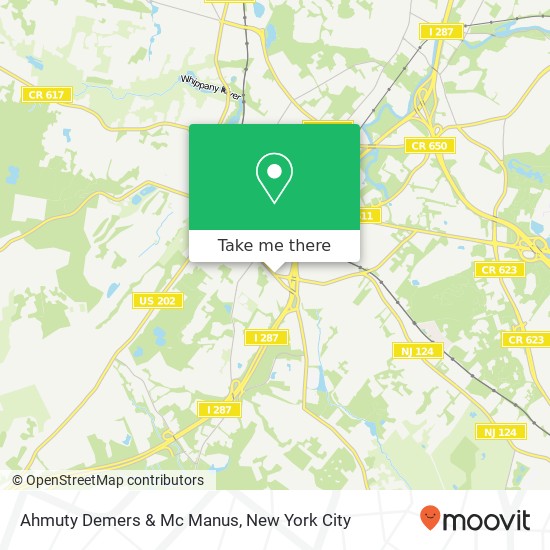 Mapa de Ahmuty Demers & Mc Manus