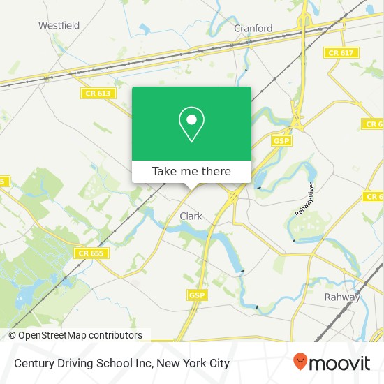 Century Driving School Inc map