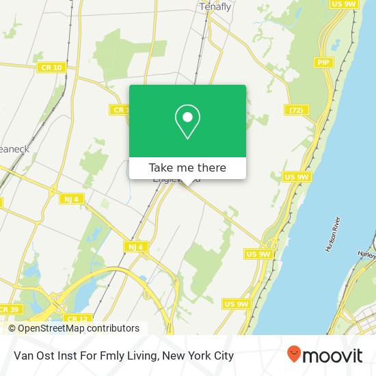 Van Ost Inst For Fmly Living map