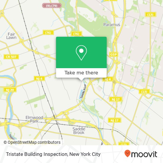 Tristate Building Inspection map