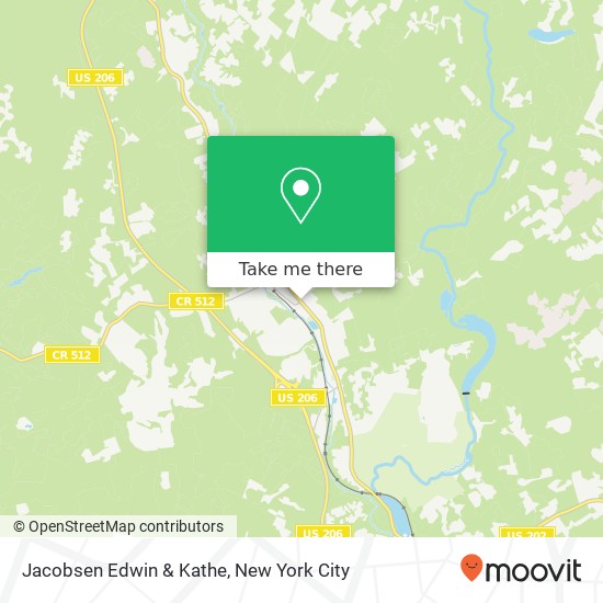 Jacobsen Edwin & Kathe map