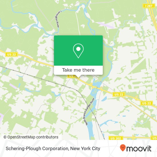 Mapa de Schering-Plough Corporation