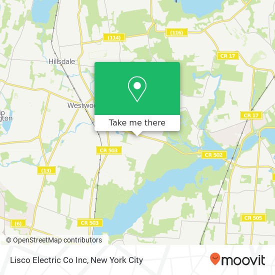 Lisco Electric Co Inc map