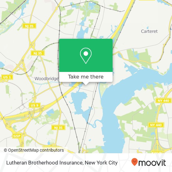 Lutheran Brotherhood Insurance map