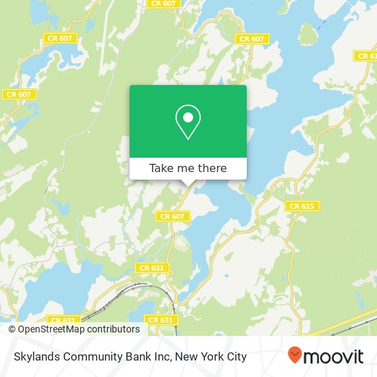 Mapa de Skylands Community Bank Inc