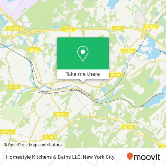 Mapa de Homestyle Kitchens & Baths LLC