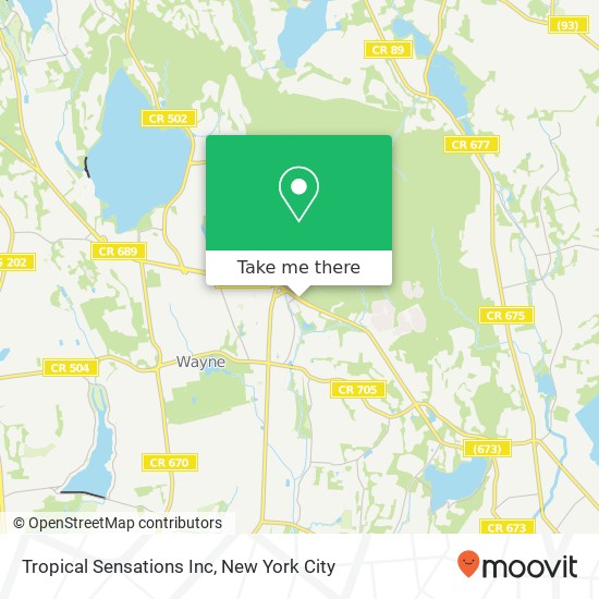 Mapa de Tropical Sensations Inc